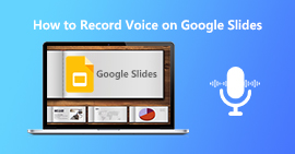 Spille inn stemme på Google Slides