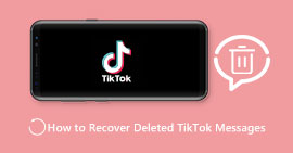 Odzyskaj usunięte wiadomości TikTok