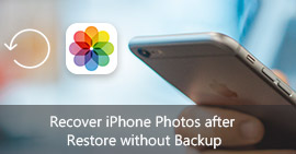 Herstel iPhone-foto's na herstel zonder back-up