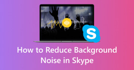 Vähennä taustamelua Skypessä