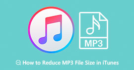 Pienennä MP3-tiedoston kokoa iTunesissa