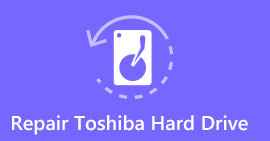 Reparation af Toshiba-harddisk