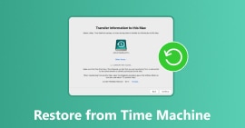 Restore from Time Machine