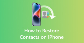 Przywróć kontakty iPhone'a