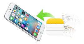 Kolme tapaa kadonneiden / poistettujen muistiinpanojen palauttamiseksi iPhone X / 8/7/6/5/4 -laitteesta