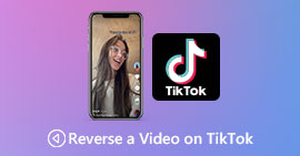 Inverti un video su TikTok
