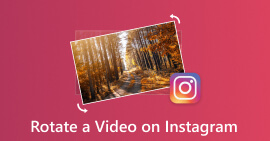 Rotér en video på Instagram