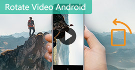 Rotera video på Android-enheter
