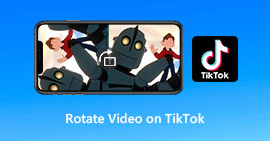 Otočit video na Tiktok