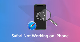 Safari virker ikke på iPhone