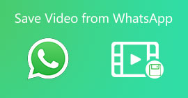 Bewaar video van WhatsApp