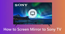 Screen Mirror naar Sony TV