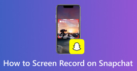 Snapchat의 화면 녹화