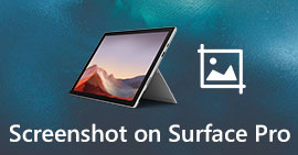 Skærmbillede på Surface Pro