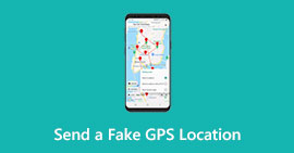 Send en falsk GPS-posisjon