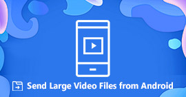 Send store videofiler fra Android