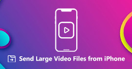 Invia file video di grandi dimensioni da iPhone