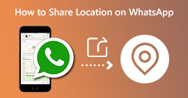 Send plassering på Whatsapp