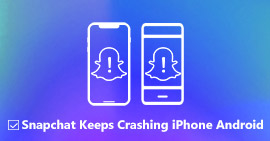 Snapchat에서 iPhone Android가 계속 충돌함