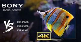 Sony 4K TVS-vergelijking