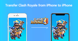 Zet Clash Royale over van iPhone naar iPhone