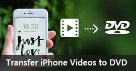 Transfer en brand iPhone-video's naar dvd