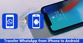 Přenos zpráv WhatsApp z iPhone do telefonu Android
