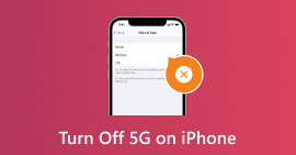 Slå av 5G på iPhone