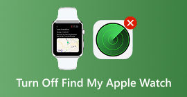 Απενεργοποίηση της λειτουργίας Εύρεση Apple Watch