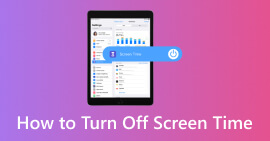 Απενεργοποιήστε το Screen Time στο iPad