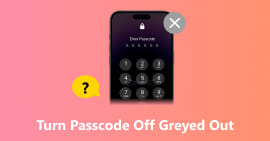 Turn Passcode Off Greyed Out