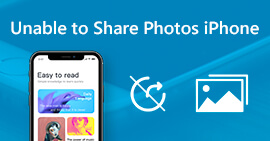 Unable to Share Photos iPhone