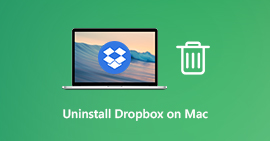 Avinstallera Dropbox på Mac