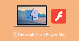 Poista Flash Player Mac