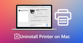 Afinstaller printer på Mac