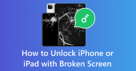Unlock iPhone iPad with Broken Screen