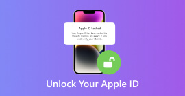 Avaa Apple ID:si lukitus