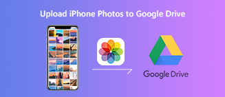 Upload iPhone-fotos til Google Drev