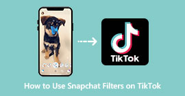 Použijte filtry Snapchat na TikTok