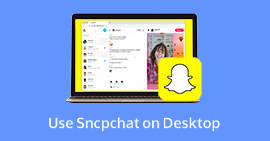 Gebruik Snapchat op desktop