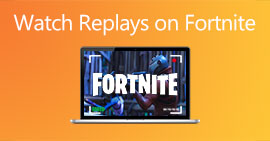 Se Replays på Fortnite