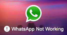 WhatsApp nefunguje