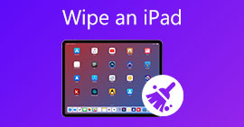 Wipe an iPad