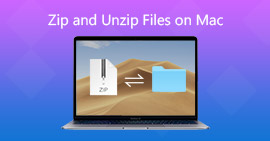 Pakkaa ja pura tiedostot Mac S:ssä