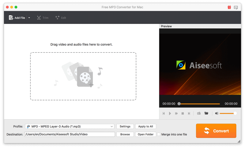 Aiseesoft Free MP3 Converter for Mac 6.5.16 full