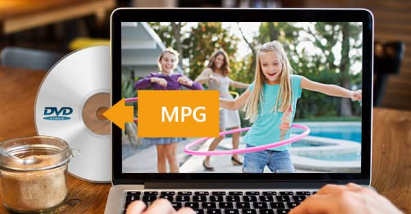 Brand MPG-video op dvd