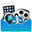 Logo multimediálního softwarového nástroje Mac