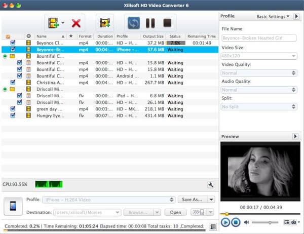 Mac için Xilisoft HD Video Dönüştürücü
