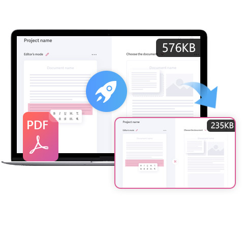 Comprimi rapidamente le dimensioni del PDF