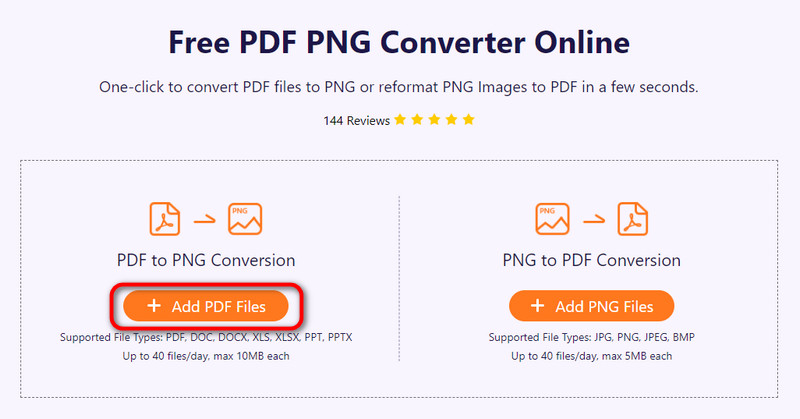 Nahrajte soubory PDF